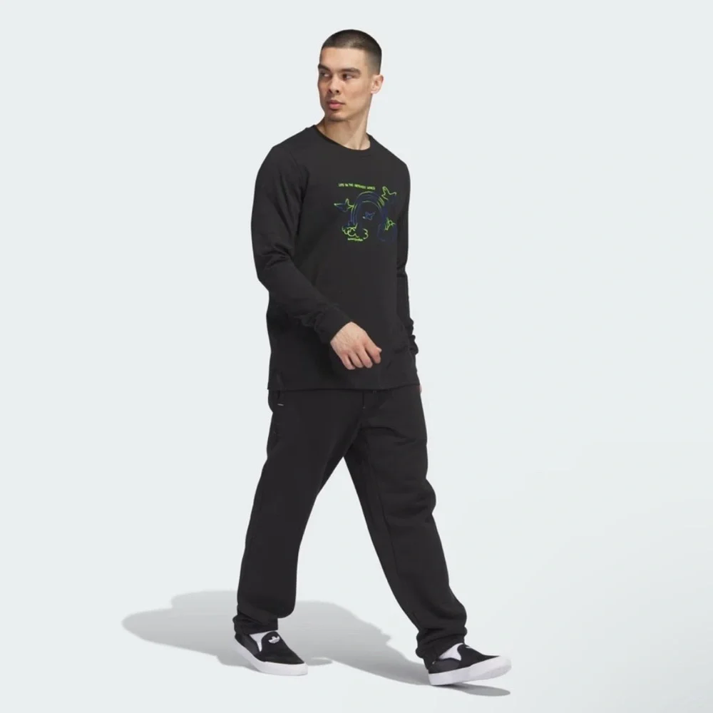 NWT Adidas Originals Shmoofoil Cloudy Long Sleeve, Size M - Picture 5 of 7